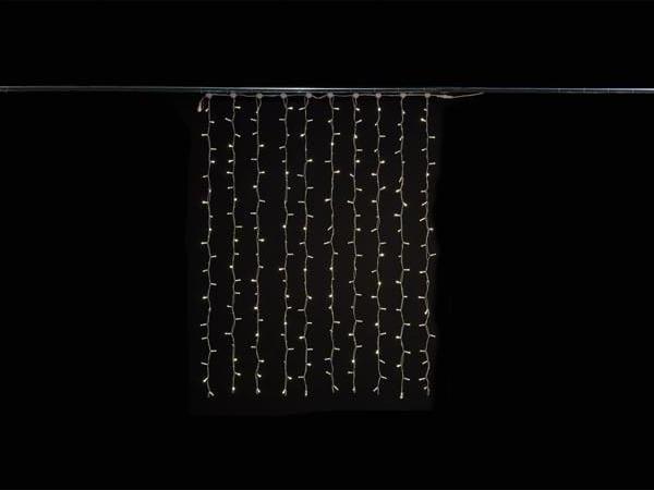Produktbild Light Creations Simply-connect Pro Line - Vorhanglichtverlängerung - 1,5 x 2 m - 220 LEDs - warmweiß - weißes Kabel (1.50 m)