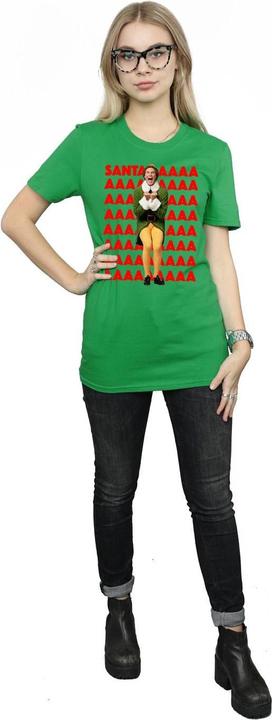 Immagine prodotto Elf Buddy Santa Scream Maglietta Ampia Donna (M)