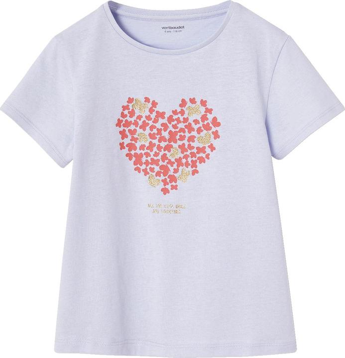 Vertbaudet Mädchen T-Shirt mit Print BASIC