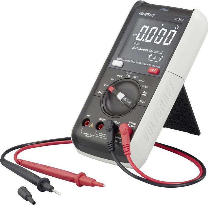 Produktbild Voltcraft VC292 Hand-Multimeter kalibriert (ISO) digital CAT III 600 V Anzeige (CAT III 600V)
