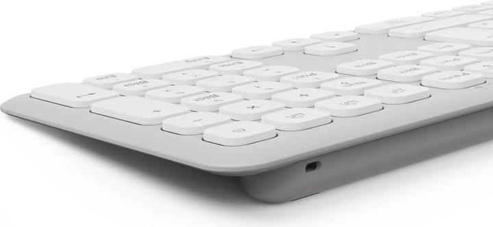 Actual product image Hama WK-550 Wireless keyboard and mouse set white (DE, Wireless)