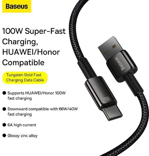 Produktbild Baseus USB A — USB C (2 m, USB 2.0)