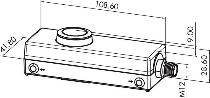 Actual product image Schlegel MBM124 GR TLI Push button momentary IP65 1pc.