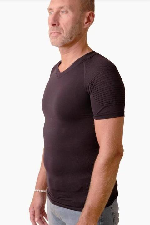 Actual product image Anodyne Posture shirt men, black size XL/XXL (L, XL)