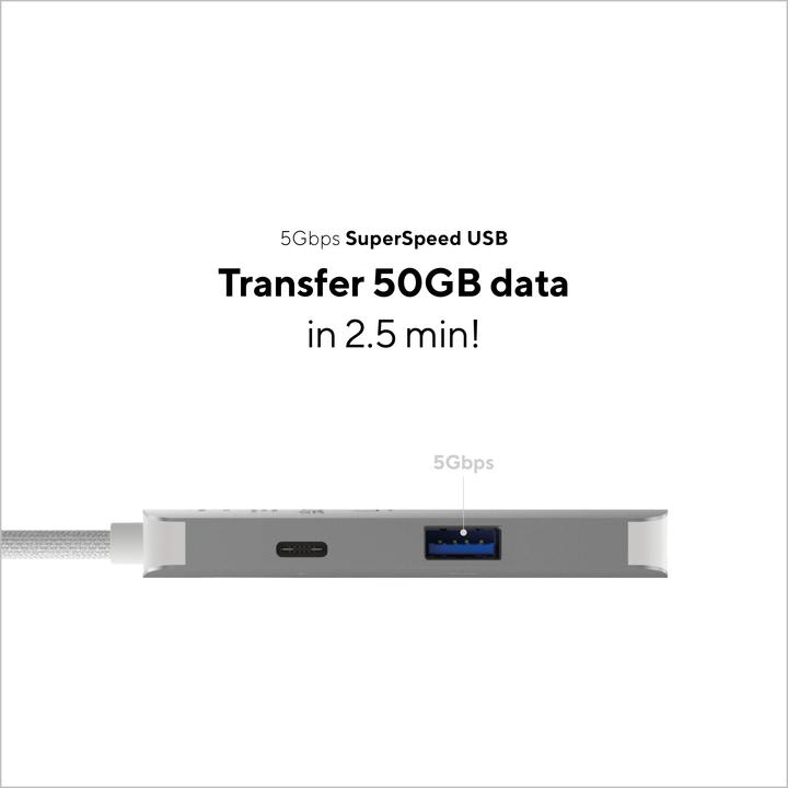 Produktbild LINQ Connects 3in1 USB-C Multiport Hub (USB-C, 3 Ports)