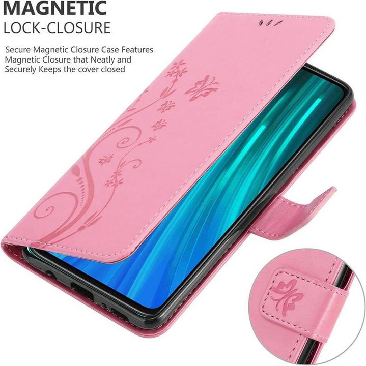 Actual product image Cadorabo Flower Book Cover (Xiaomi Redmi Note 8 Pro)