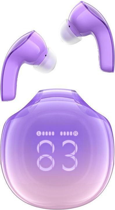 Immagine prodotto Acefast Auricolari TWS T9, Bluetooth 5.3, IPX4 (viola) (ANC, 6.50 h, Senza fili)