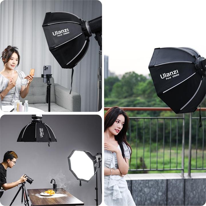 Productafbeelding Ulanzi LAS002 Achthoekige softbox van 80 cm met Bowens-bevestiging