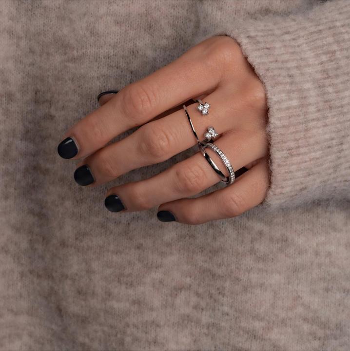 Actual product image Glanzstücke München Ladies Sterling Silver Zirconia silver - 11810 (56, 925 Silver)
