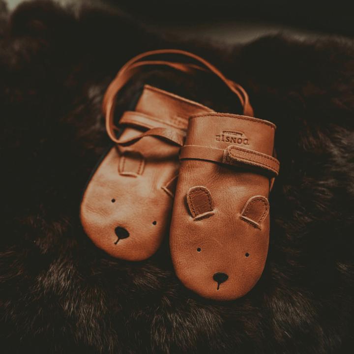 Produktbild Donsje Kapi Classic Fäustlinge Bär - Cognac Classic Leder (3, 3.5, 4)
