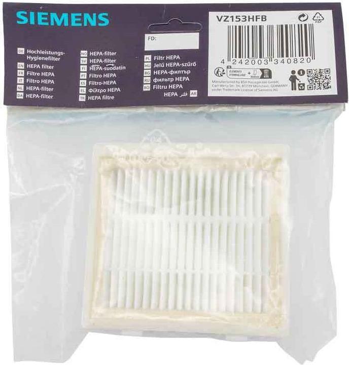 Produktbild Siemens Hochleistungs-Hygienefilter