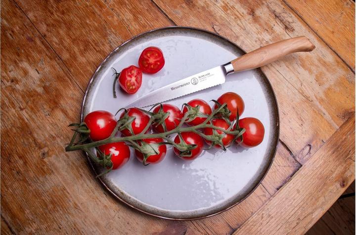 Actual product image Messermeister Tomato knife Oliva Luxe 13 cm, Nature/Silver (13 cm)