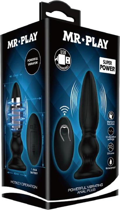Immagine prodotto Mr. Play Plug anale vibrante