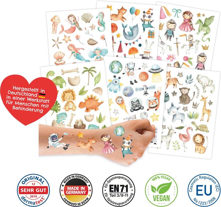 Papierdrachen 100 tatuaggi per bambini