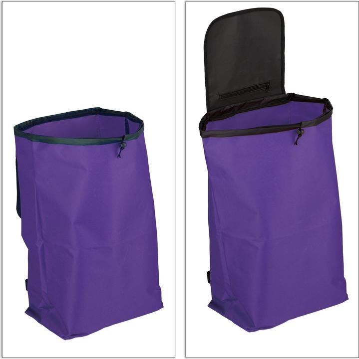 Immagine prodotto Relaxdays Carrello portaspesa, pieghevole