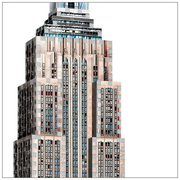 Actual product image Wrebbit 3D Empire State Building (975 pieces)