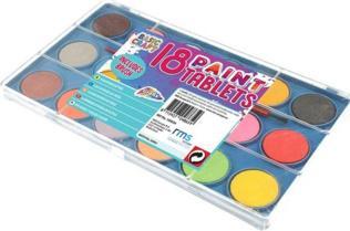 Actual product image Grafix Watercolor palette with brush (Multicoloured, 18 ml)