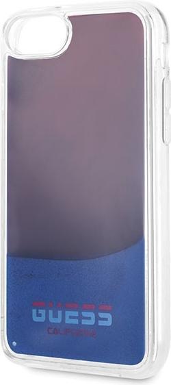 Image du produit Guess GUHCI8GLCRE iPhone 7/8/SE 2020 czerwony/red hard case California Glow in the dark (Apple iPhone 7, Apple iPhone SE, Apple iPhone 8)