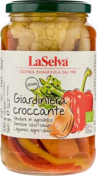 Actual product image LaSelva Giardiniera - Croquant vegetables sweet and sour (560 g)