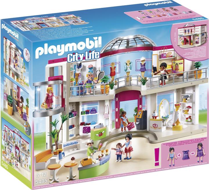 Image du produit Playmobil Centre commercial avec aménagement (5485, Playmobil City Life)