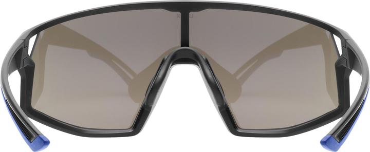 Actual product image Uvex Sports Skyryse (black matt (blue), Mirror Blue)
