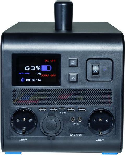 Image du produit Ective BlackBox 15 Lithium Powerstation 1500W 1497Wh Batterie USB 12V 230V Camping (1497 Wh, 20 kg)
