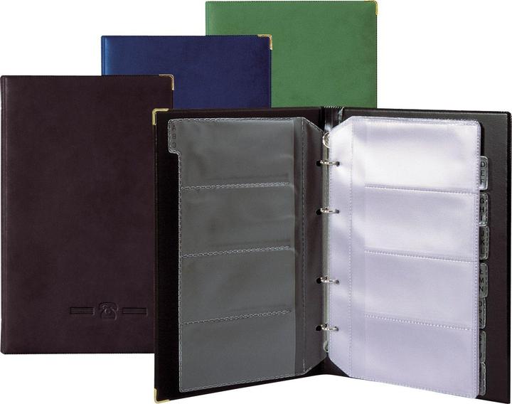 Actual product image Biurfol Alphabetical Business Card Holder 200 black business cards