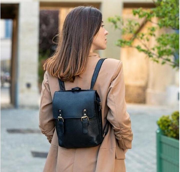 Image du produit Saora Sac à dos Sac à bandoulière 2en1 Govind2 Cuir véritable