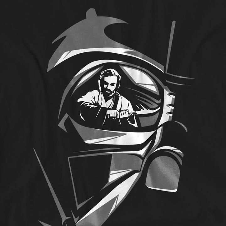 Actual product image Star Wars Unisex Adult Obi Wan Kenobi Vader Eye T-Shirt (XL)