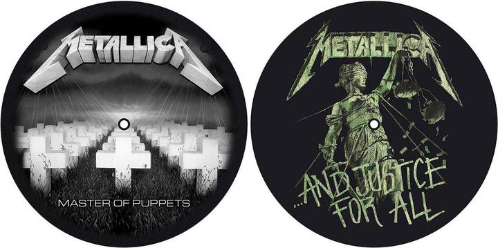 Actual product image Metallica Master Of Puppets And Justice for All Turntable Slipmat Set (Turntables)