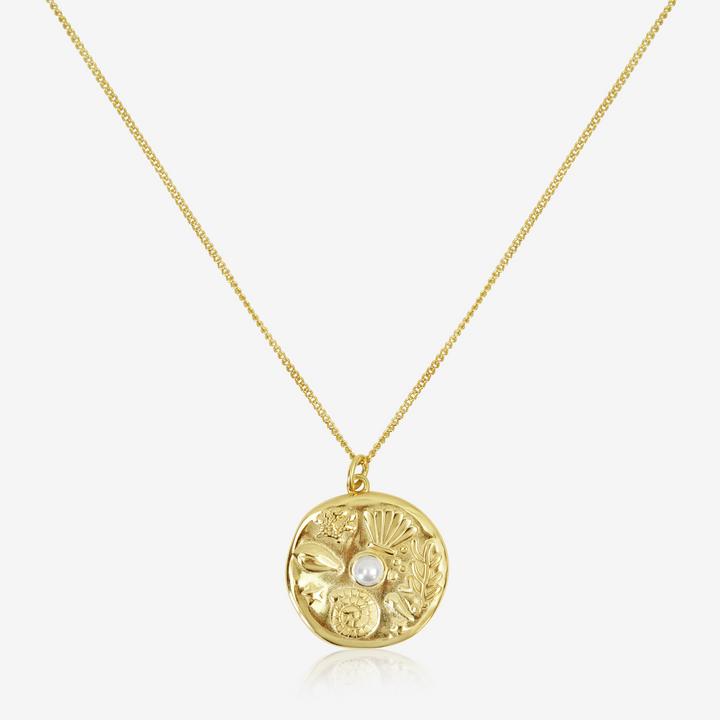 Actual product image Ellenoe Bella (925 Sterling silver, 18k gold-plated, Mini pearl)