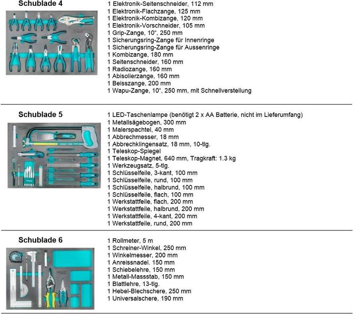 Produktbild technocraft Werkstattwagen Swiss Team 297-tlg (297 x)