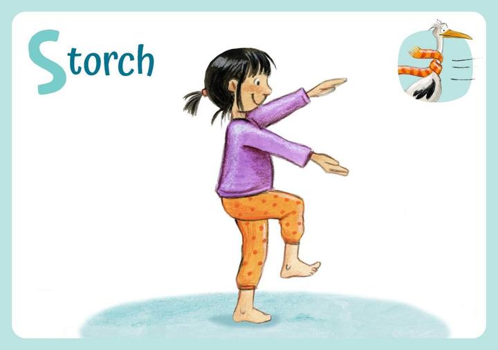 Actual product image The Yoga-Abc for Children (German, Gertrud Fassl, Gabriele Pohl, 2023)