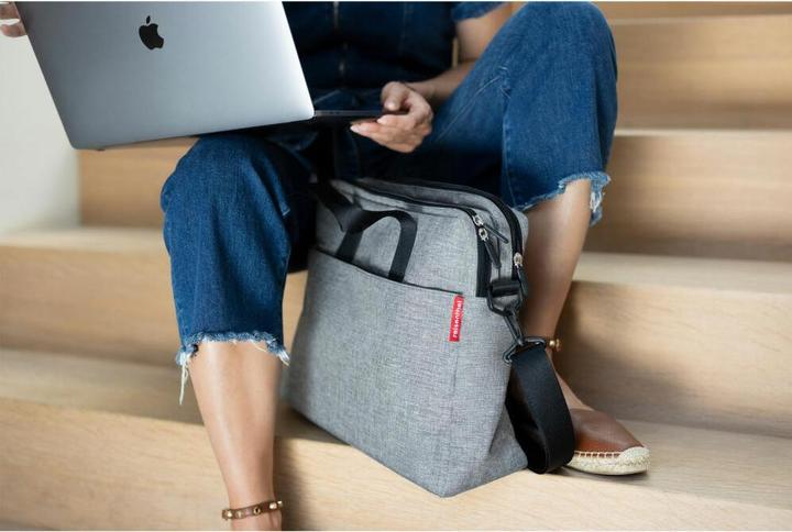 Actual product image reisenthel Notebook bag Workbag Canvas Twist Silver 15 (15", Universal)