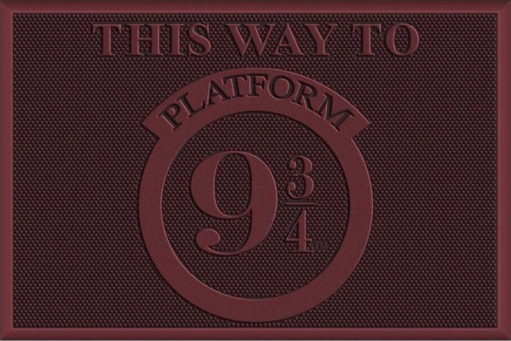 Pyramid Harry Potter - Tapis de porte en caoutchouc Voie 9 3/4 (40 x 60 cm)