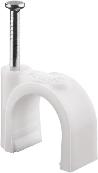 Goobay Cable clamp, white max. cable diameter : 14.0 mm