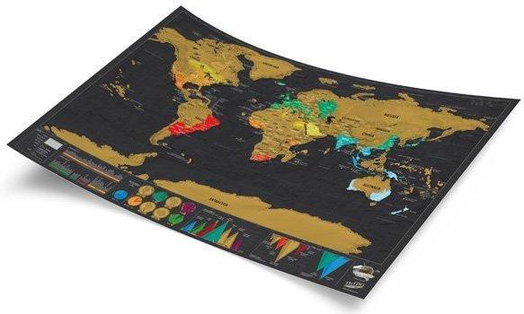 Actual product image Luckies Scratch Map (42 x 30 cm)