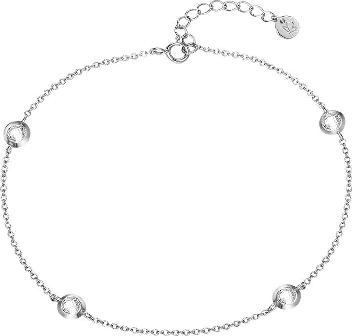 Glanzstücke München Damen Sterling Silber Zirkonia silber 22,0 cm Basiskette + 3,0 cm Verlängerung - 23944 (925er Silber, 22 cm)