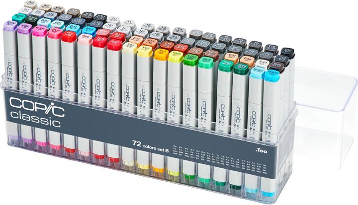 Actual product image Copic Set 2 (Multicoloured, 7 mm, 72 x)