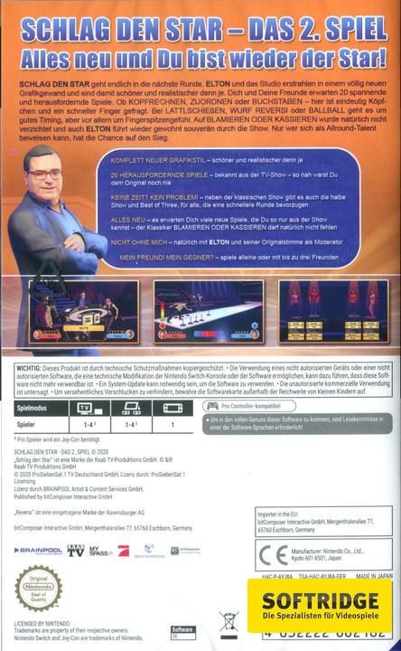 Produktbild Bitcomposer Schlag den Star - Das 2. Spiel (Switch, DE)
