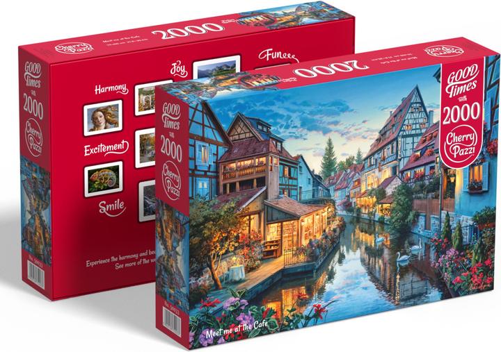 Actual product image Cherry Pazzi Puzzle Meeting at the Cafe 2000 pieces (2000 pieces)