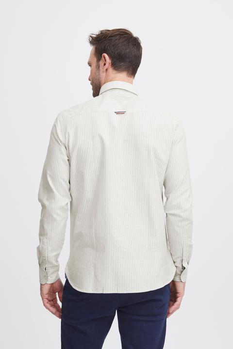 Actual product image FQ1924 FQSteven stripe oxford LS shirt 21900612 (3XL)