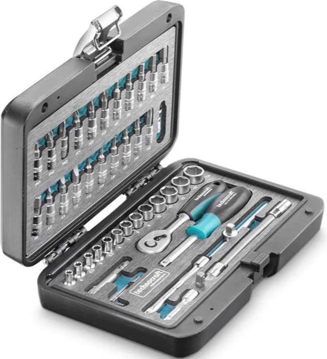 Actual product image technocraft Socket spanner set 1/4", 47 pcs.