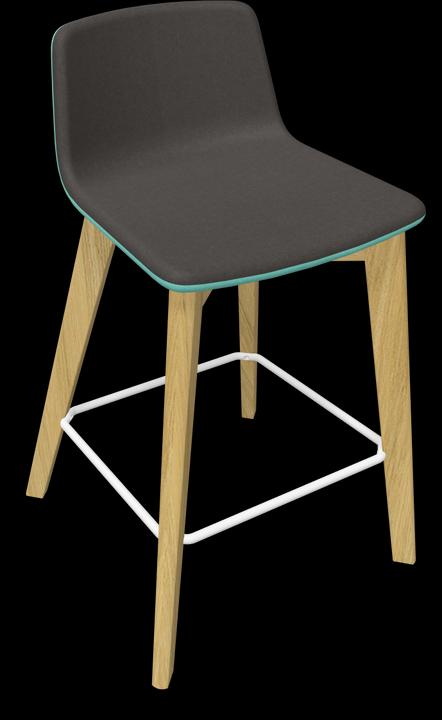 Dark grey, White, Mint, Ash natural light grey stained