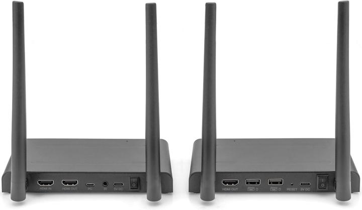 Image du produit Digitus Kit extender/diviseur HDMI sans fil 4K, 1x4 200 m, 1x TX, 1x RX