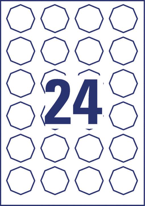 Produktbild Avery Runde Etik. 40,8x40,3
