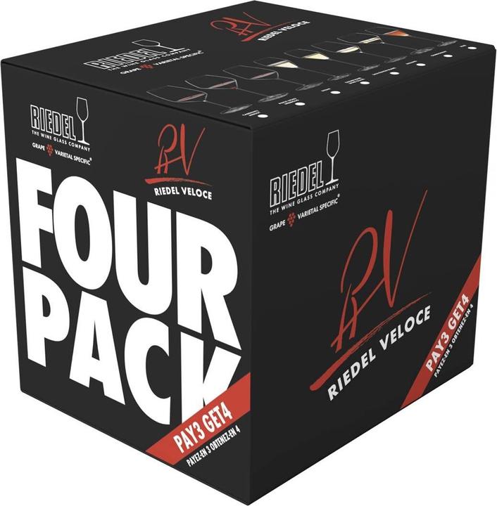 Actual product image Riedel Veloce Pinot Noir / Nebbiolo Weingläser (76.30 cl, 4 Glasses, Red wine glasses)
