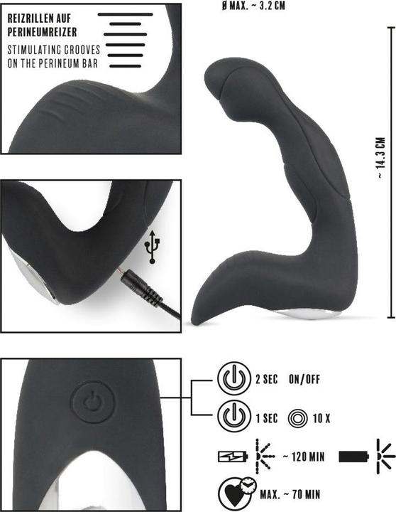 Immagine prodotto Rebel Stimolatore prostatico ricaricabile