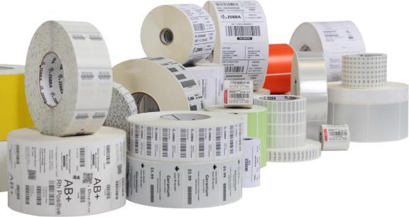 Actual product image Zebra WAX RIBBON 110MM 1600 (11 cm, Black)