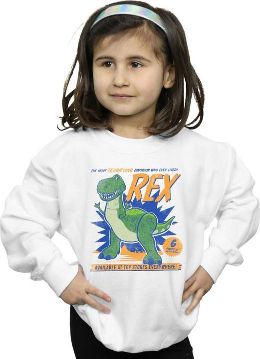 Produktbild Disney Toy Story 4 Rex Terrifying Dinosaur Sweatshirt Mädchen (140, 146)